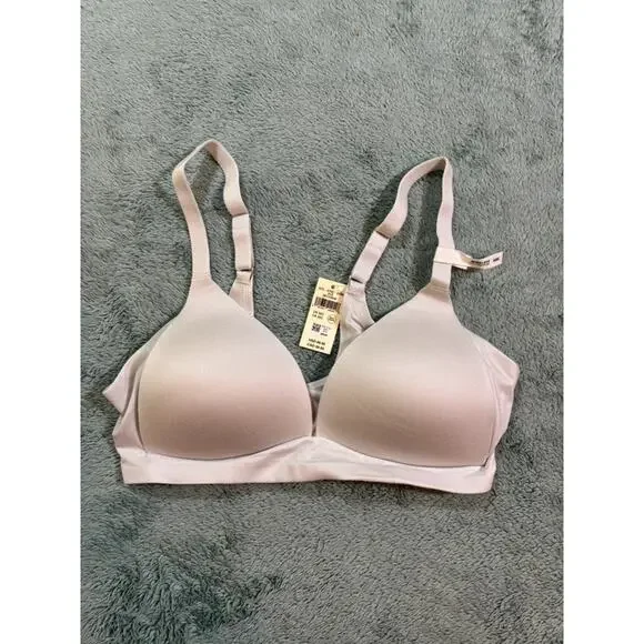 Aerie Sunnie Wireless Bra Nude Beige 32C NWT - Picture 2 of 6
